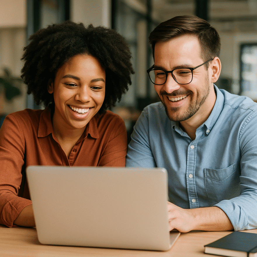 Family sitting together on a sofa, laughing and talking. Family connectedness provides a foundation of support and belonging.